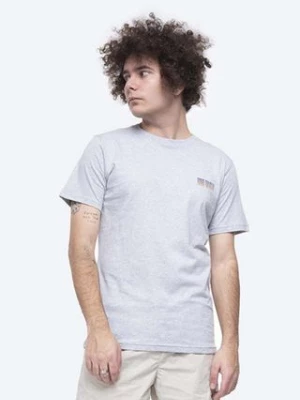 Norse Projects t-shirt bawełniany kolor szary gładki N01.0541.1026-1026