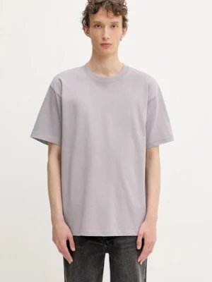 Norse Projects t-shirt bawełniany Norse Standard Heavy Loose T-shirt męski kolor fioletowy gładki N01.0679.6017