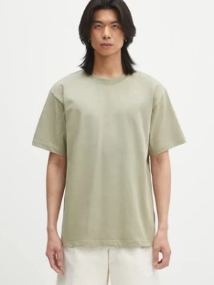 Norse Projects t-shirt bawełniany Norse Standard Heavy Loose T-shirt męski kolor zielony gładki N01.0679.2053