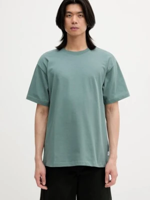 Norse Projects t-shirt bawełniany Norse Standard Heavy Loose T-shirt męski kolor zielony gładki N01.0679.7157