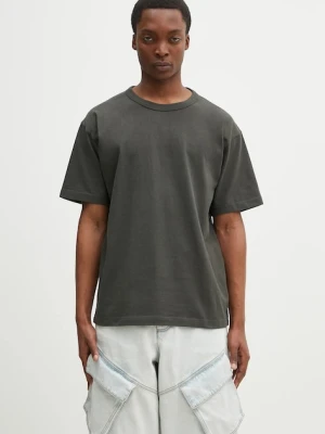 Norse Projects t-shirt bawełniany Simon Heavy T-shirt męski kolor zielony gładki N01.0687.8131