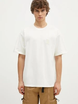 Norse Projects t-shirt bawełniany Simon Loose Organic Heavy Jersey N Patch męski kolor beżowy gładki N01.0667.0957