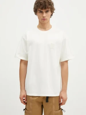 Norse Projects t-shirt bawełniany Simon Loose Organic Heavy Jersey N Patch męski kolor beżowy gładki N01.0667.0957