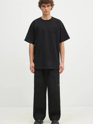 Norse Projects t-shirt bawełniany Simon Loose Organic Heavy Jersey N Patch męski kolor czarny gładki N01.0667.9999