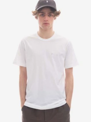 Norse Projects t-shirt męski kolor biały z nadrukiem N01.0640.0001-0001