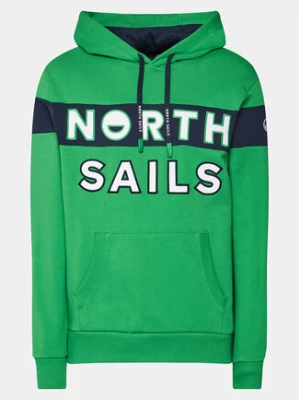 North Sails Bluza 691250 Zielony Regular Fit