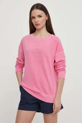 North Sails bluza bawełniana damska kolor różowy z nadrukiem 091900