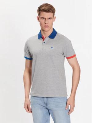 North Sails Polo 692398 Szary Regular Fit