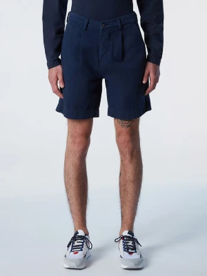 North Sails Szorty chino "Newport" w kolorze granatowym rozmiar: W33