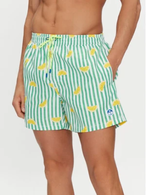 North Sails Szorty kąpielowe 673720 Zielony Regular Fit