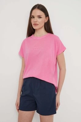 North Sails t-shirt bawełniany damski kolor różowy 093372
