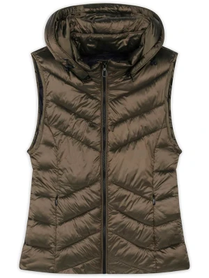 Northwood Kamizelka pikowana "Lugano" w kolorze khaki rozmiar: L