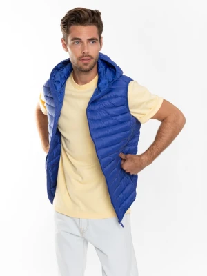 Northwood Kamizelka pikowana "Park" w kolorze niebieskim rozmiar: S