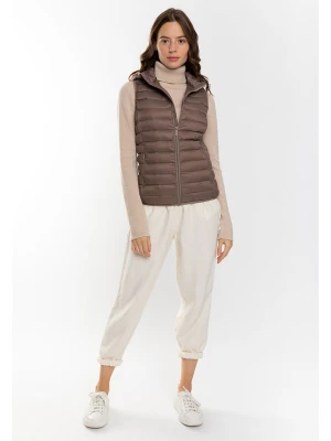Northwood Kamizelka pikowana "Vars" w kolorze szarobrązowym rozmiar: M