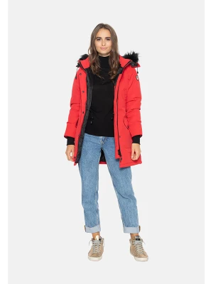Northwood Parka "Alex" w kolorze czerwonym rozmiar: S