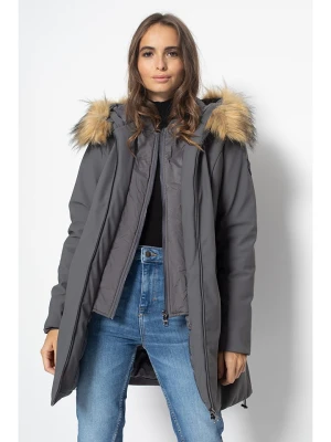 Northwood Płaszcz zimowy w kolorze szarym rozmiar: L