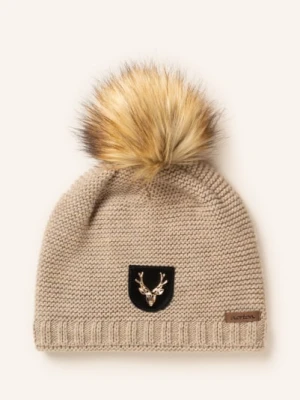 Norton Czapka Z Pomponem Ze Sztucznego Futra braun