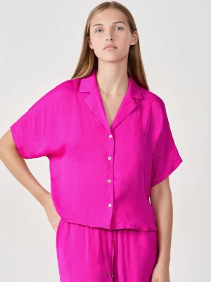 Not us - chemise manches courtes satinée Etam