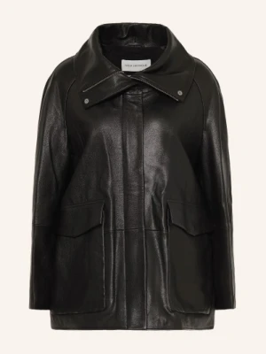 Nour Hammour Kurtka Skórzana Ansel schwarz