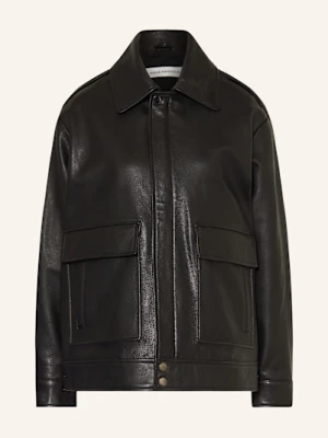 Nour Hammour Kurtka Skórzana Drey schwarz