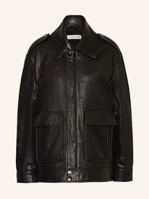 Nour Hammour Kurtka Skórzana Drey schwarz