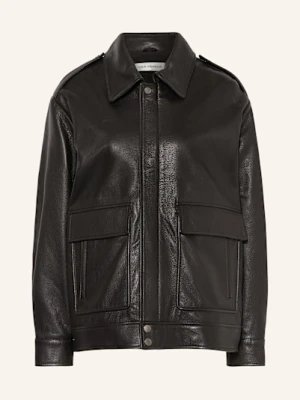 Nour Hammour Kurtka Skórzana Drey schwarz