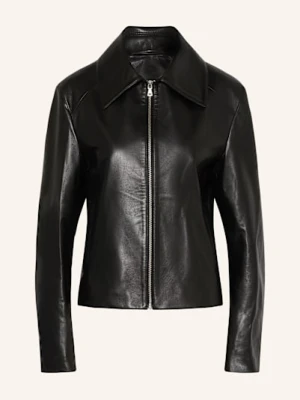 Nour Hammour Kurtka Skórzana Manen schwarz