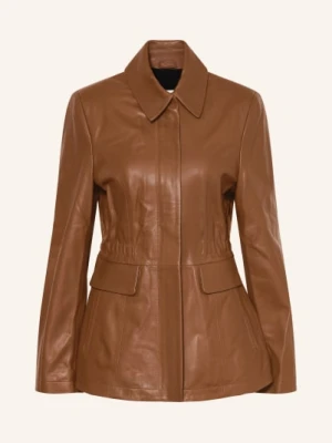 Nour Hammour Kurtka Skórzana Wells braun