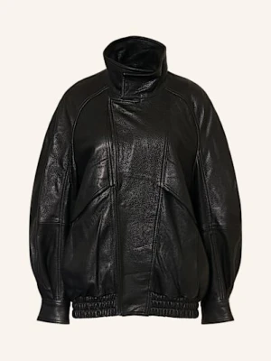 Nour Hammour Skórzany Bluzon Ariste schwarz