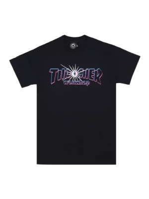 Nova Tee X AWS Czarna Streetwear Thrasher