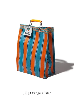 Novita Torba w kolorze pomarańczowo-niebieskim na zakupy - 30 x 40 x 15 cm rozmiar: onesize