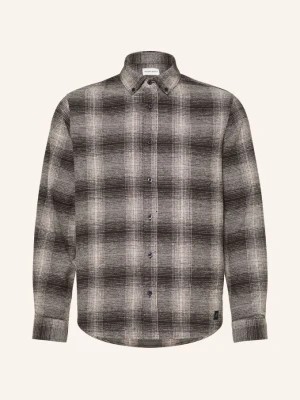 Nowadays Koszula Flanelowa O Kroju Comfort Fit grau szary