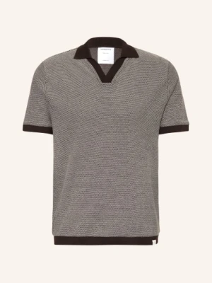 Nowadays Koszulka Polo Z Dżerseju braun