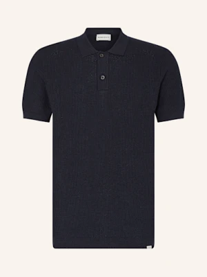 Nowadays Koszulka Polo Z Dzianiny blau