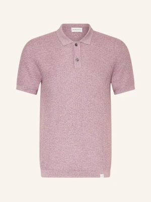 Nowadays Koszulka Polo Z Dzianiny lila