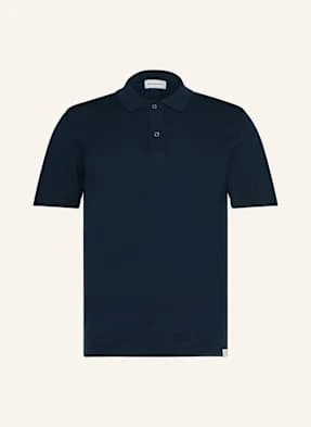 Nowadays Koszulka Polo Z Dzianiny Z Dodatkiem Jedwabiu blau