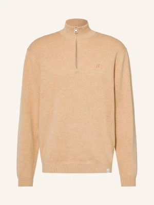 Nowadays Sweter Typu Troyer beige