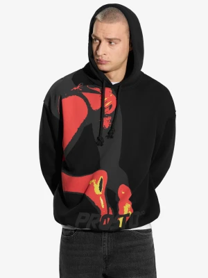 NSFW bluza z kapturem czarna Prosto