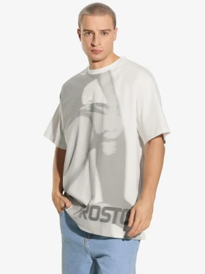 NSFW t-shirt bawełniany biały Prosto