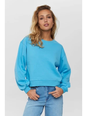 NÜMPH Bluza w kolorze turkusowym rozmiar: L
