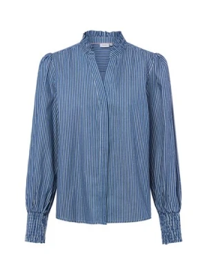 Nümph Bluzka damska - Nuemilie Kobiety niebieski w paski,