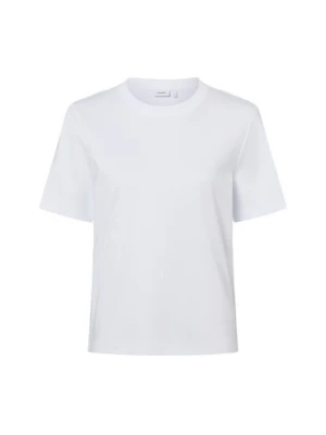 Nümph Koszulka damska - Nufira Kobiety Bawełna biały jednolity,