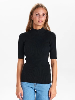 NÜMPH Sweter "Bia" w kolorze czarnym rozmiar: L