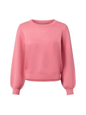 Nümph Sweter damski z dzianiny - Nubir Solid Kobiety drobna dzianina różowy jednolity,