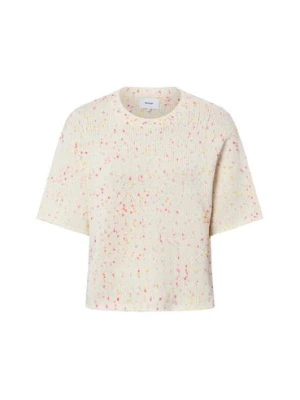 Nümph Sweter damski z krótkim rękawem - NUNepsa Kobiety biały,