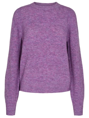 NÜMPH Sweter "Jinky" w kolorze fioletowym rozmiar: XXL