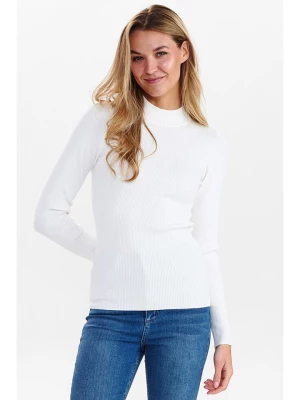 NÜMPH Sweter "Nubia" w kolorze białym rozmiar: XL