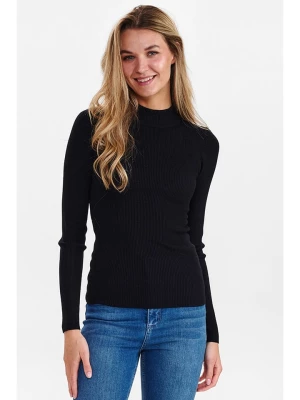 NÜMPH Sweter "Nubia" w kolorze czarnym rozmiar: L