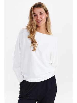 NÜMPH Sweter "Nudaya" w kolorze białym rozmiar: L