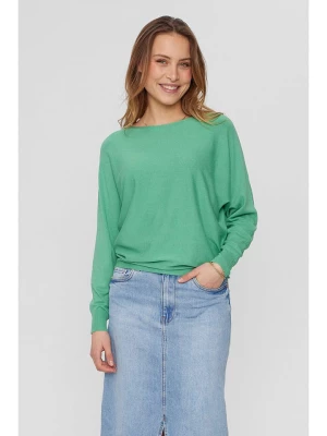 NÜMPH Sweter "Nudaya" w kolorze zielonym rozmiar: S